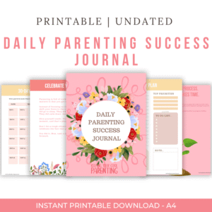 daily parenting success journal